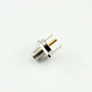 Mini connecteur UHF droit 50 ohms avec fixation à bride à 2 pattes 5MUF05S-P04