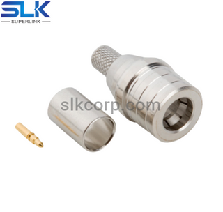Connecteur KSA droit à sertir pour câble LMR195 50 ohms 5QAM11S-A45