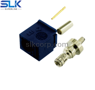 Connecteur SMB droit à sertir pour câble RG-174 50 ohms 5FKM11S-A02-004